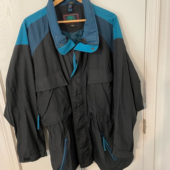 Field & Stream Black and Teal Windbreaker XXL - Picture 1 of 3
